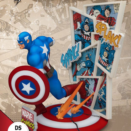 Captain America Marvel Comics D-Stage PVC Diorama 16 cm - 086