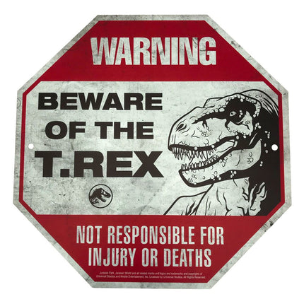 Jurassic World Mini Replica Warning Signs