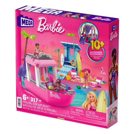 Malibu Dream Boat Barbie MEGA Construx Construction Set