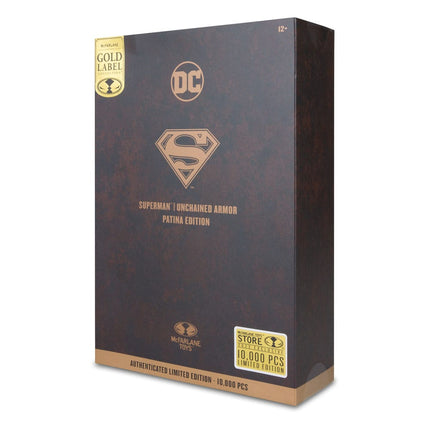 Superman Unchained Armor (Patina Edition) (Gold Label) DC Multiverse Action Figure 18 cm
