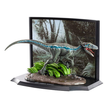 Velociraptor Blue Raptor Recon Jurassic Park Toyllectible Treasure Statue 8 cm