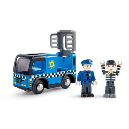 Samochód policyjny z dźwiękami i światłami Hape