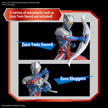 Ultraman Zero Model Kit Figure-Rise Standard Bandai 12 cm