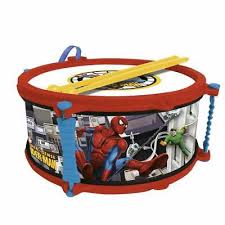 Spider-Man Bęben z pałeczkami dla dzieci