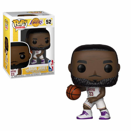 POP NBA! Sportowa figurka winylowa LeBron James White Uniform (Lakers) 9 cm - 52