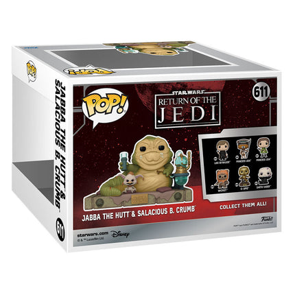 Jabba w/Salacious Star Wars Return of the Jedi 40th Anniversary POP! Figurki winylowe deluxe 9cm - 611